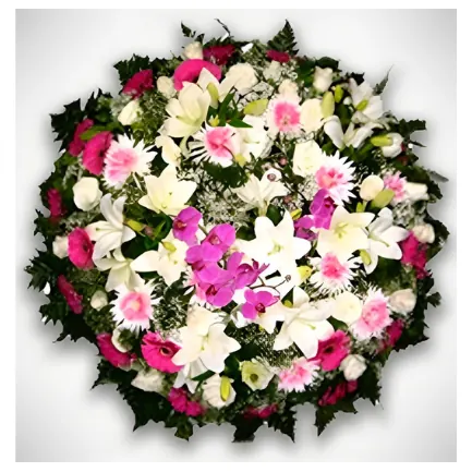 Coroa de Flor Pérola