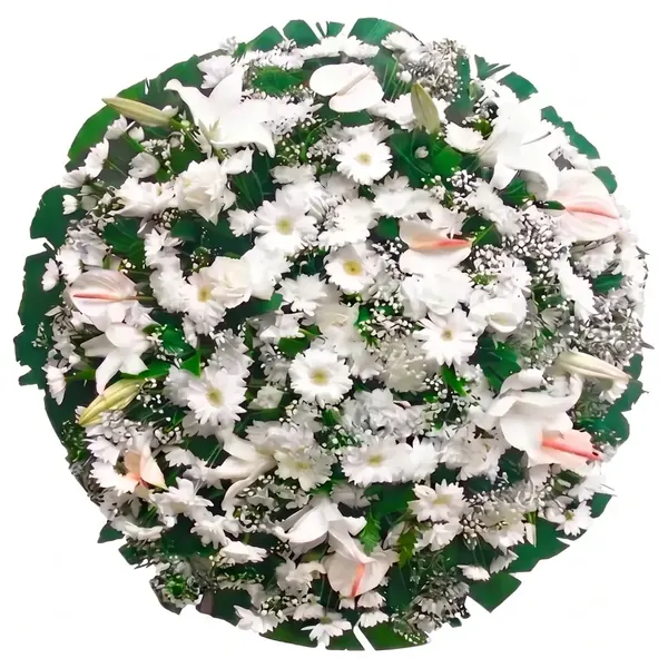 Coroa de flor Safira
